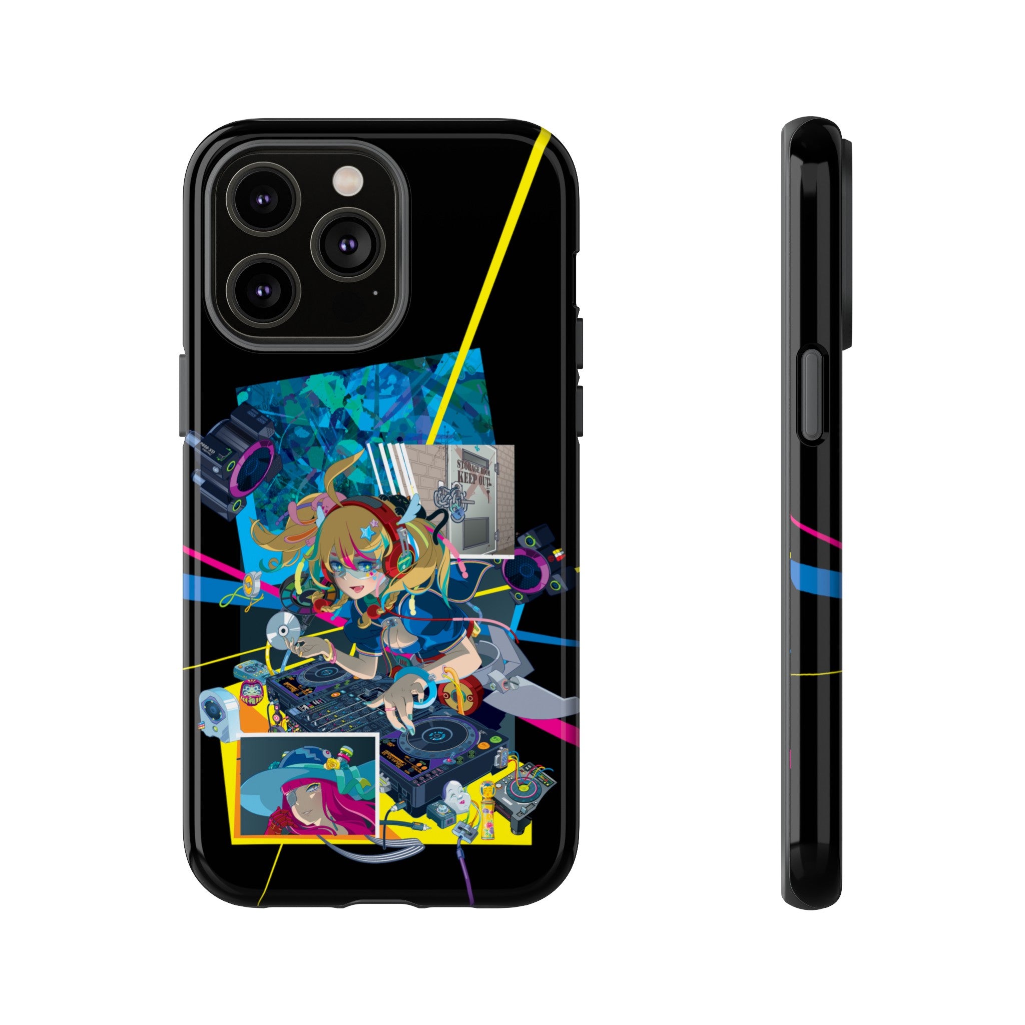 Hypersonic Music Club DJ VAL - Tough Phone Case